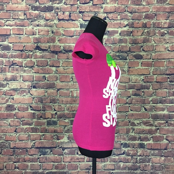 Dark Pink T-shirt - I'm Not Short I'm Fun Size - Picture 2 of 3